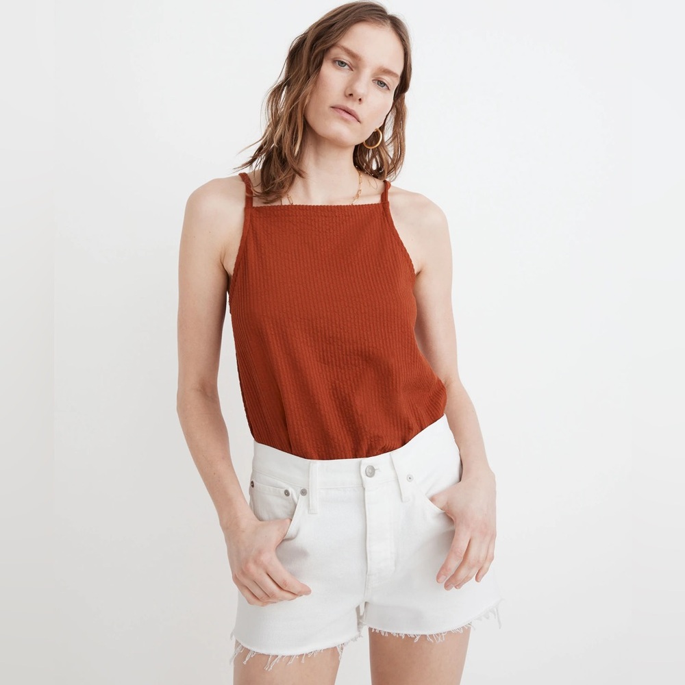 Madewell Relaxed Denim Shorts Size 29 Tile White High Rise Women’s